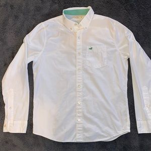 Hollister Long Sleeve White Button Down
